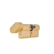 Cilindrični vložek z gumbom Keltin 30g/35, medenina 81485