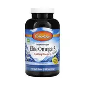 Carlson Labs - Elite Omega-3 Gems, 1600 mg, 180 mehkih kapsul