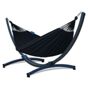 Potenza Stojalo TYTAN + viseča mreža 220x160 ROMA XL, črna, premium