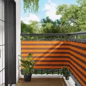 Balcony ekran Narancasta i smeda 100 x 300 cm Oxford tkanina