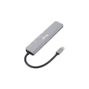 Equip 133494 priključna stanica i replikator porta za prijenosno računalo Žičano USB 3.2 Gen 1 (3.1 Gen 1) Type-C Srebro