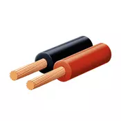 Kabl zvucnicki P/F 2x0.50, crveno/crni