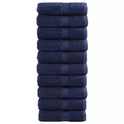 Vidaxl vidaXL Premium brisače SOLUND, 10 kosov, temno modre, 30x30 cm