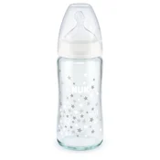 Nuk staklena flašica sa termo indikatorom 240ml
