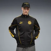PUMA Borussia Dortmund KING Full-Zip Anthem Jacket Men, Clothing, Black/Faster Yellow, L