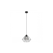 EGLO Viseca lampa VERNHAM E27 32,5 cm crna/dimljena 43482