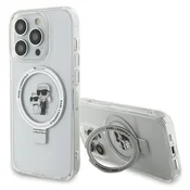 1 to 3 ETUI KARL LAGERFELD HARDCASE ZA IPHONE 15 PRO 6.1 ZA MAGSAFE RING STOJALO