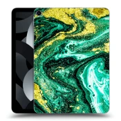 Silikonski prozorni ovitek za Apple iPad Air 5 10.9 2022 - Green Gold