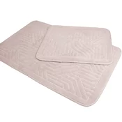 Priresa Kopalniške preproge, Nedrseča podloga, 100% Bombaž, Vpojna podloga (60 x 100 + 50 x 60 cm) | BRAIDBEIGE