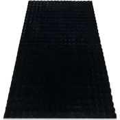 Rugsx Preproga BUBBLE črna 25 IMITACIJA ZAJČJEGA KRZNA 140x190 cm Črna