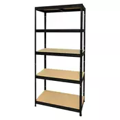 Kovinski regal Futur Plus 350 (v 180 x š 90 x g 45 cm, nosilnost: 350 kg/polico)