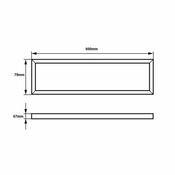 LED svetilka 60cm 20W 90lm/W 4000K 120° IP65 WALCOT