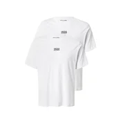 JACK & JONES Majica JWHCLASSIC črna/bela