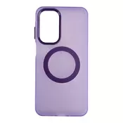 Silikonska futrola Magsafe FLURO COLOR Samsung S24/S25 LJUBICASTA