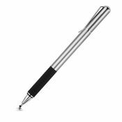Stylus olovka Tech-Protect Stylus Pen za precizno pisanje i crtanje po zaslonu telefona ili tableta - srebrna