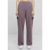 Womens Baggy Light Terry Sweatpants Purple