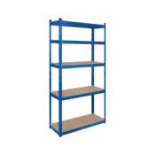 REBEL Metalna montazna polica 180x90x40cm 5x150kg plava RB-1251BL