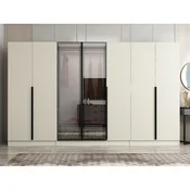 Hanah Home ormar sa reflektujucim staklom Nisa 20622, 315 cm, pešcar