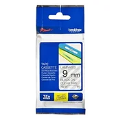 Traka za etikete BROTHER TZe-121 9 mm x 8 m laminirana, prozirna podloga, crna tinta, 904