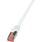 LogiLink RJ45 omrežni kabel CAT 6A S /FTP [1x RJ45 konektor - 1x RJ45 konektor] 50 m bela LogiLink