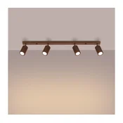 Brilagi - LED spot svetiljka CRESTO 4xGU10/10W/230V braon