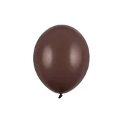 PartyDeco Močni lateks baloni, pastelno kakavovo rjavi, 30 cm, 100 kosov.
