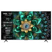 TCL 75 QD-Mini LED TV 75Q6C - TCL - 74.8 - 1670x1028x341 - 24,10 kg (s stojalom), 23,60 kg (brez stojala) - 24 - E - Avtera