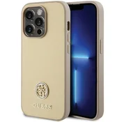 Guess GUESS etui za iPhone 15 Pro GUHCP15LPS4DGPD (Strass Metal Logo) zlato