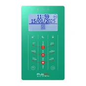 BCS PULSON FRONT LCD/S GED Temnozeleni sprednji del za LCD/S tipkovnico