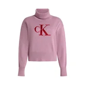 Calvin Klein Jeans Pulover orhideja / rdeča