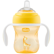 Chicco Transition Cup Yellow šalica s ruckama 4 m+ 200 ml