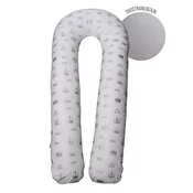 NEWFORM Jastuk za trudnice i dojenje FAMILY Krune, 300cm, Beli