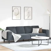 Kauc za dnevni boravak Tamno siva 250 x 77 x 76 cm