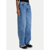 Guess Jeans hlače W5BA2X D5M47 Modra Loose Fit