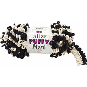 Alize Puffy More 6270 Black Cream