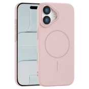 Rigid Silicone MagSafe maska za iPhone 16 – roze