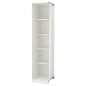 PAX Dodatna kotna enota s 4 policami, bela, 53x58x236 cm
