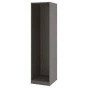 PAX Okvir garderobera, tamnosiva, 50x58x201 cm