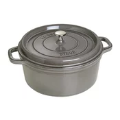Cocotte cooking pot, cast iron, 28cm/6,7L, Graphite Grey - Staub