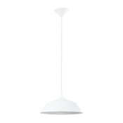 Sollux SL.1327 - Viseci luster na sajli FRIKA 1xE27/15W/230V precnik 34 cm bela
