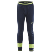 Craft Fuseknit Comfort otroške funkcionalne spodnje hlače, modro/zelene, 134/140