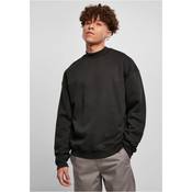 Mock Neck Crew Black