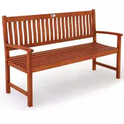 Vrtna klop MAXIMA, 152x55x90cm, naravno rjava Casaria