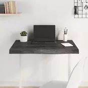 Stolna ploca tamnosmeda 80x60x(2-6) cm obradena masivna hrast