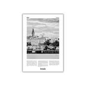 Poster - Beograd na obali reke - B&W