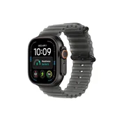 APPLE Watch Ultra 4 GPS + Cellular 49mm Black Titanium Case with Translucent Black Ocean Band (MJAX4SE/A)