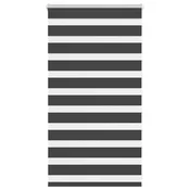 Zavjesa zebra crna 80x100 cm širina tkanine 75,9 cm poliester