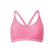 Ženski nedrček Under Armour  Crossback Low Bra Pink Frenzy / Prime Pink  M
