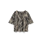 VERO MODA Bluza VMJESMILO  temno siva / črna
