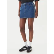 adidas Jeans suknja 3-Stripes KD2901 Plava Regular Fit